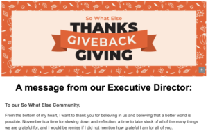 So what else executive director neswletter